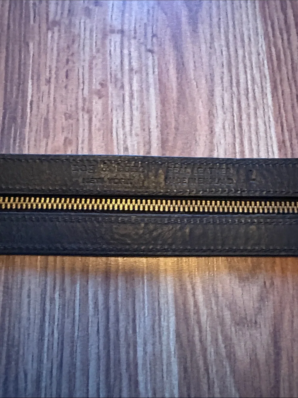 Rag & Bond Leather Zip-Accent Belt